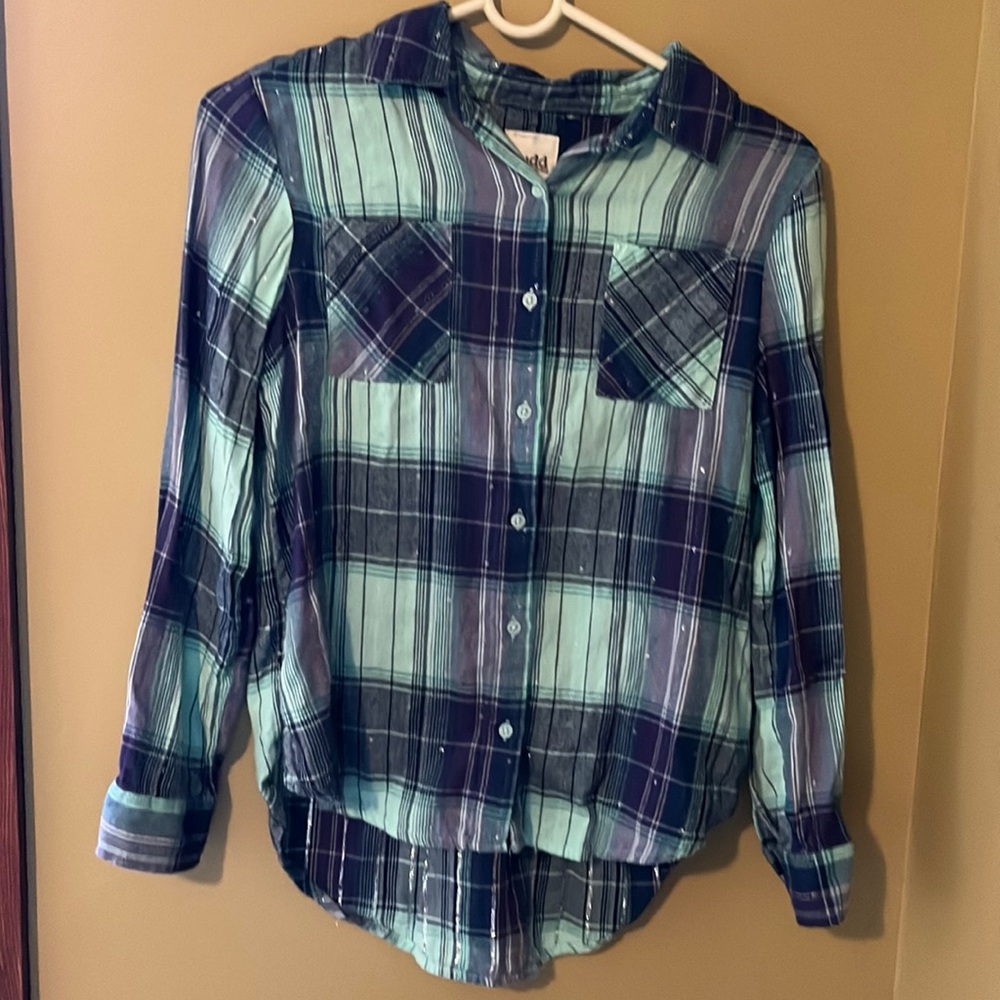 Mudd , Girls 16 button down shirt , new condition never worn , super soft !!